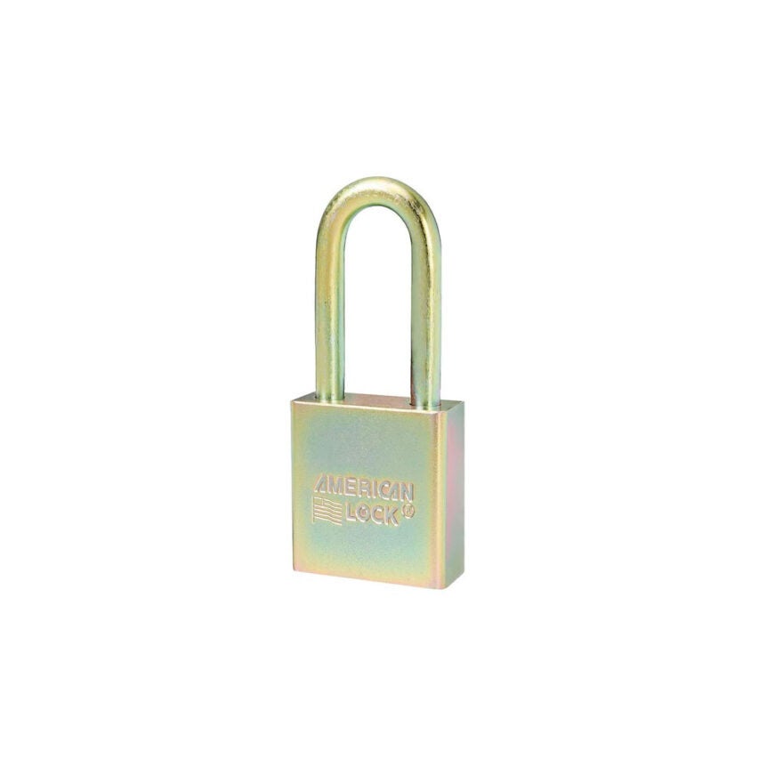 AMERICAN – A5201GLNKA SOLID STEEL GOVERNMENT PADLOCK