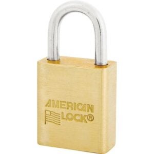 AMERICAN – ASL40N SOLID BRASS GOVERNMENT PADLOCK