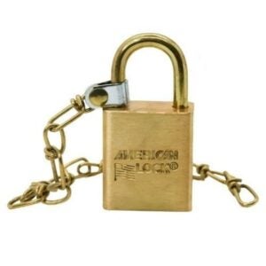 AMERICAN – ASL40N SOLID BRASS GOVERNMENT PADLOCK