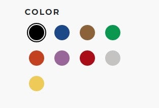 Available Colours for AMERICAN – S1106 ALUMINUM SAFETY PADLOCK