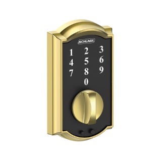 SCHLAGE TOUCH KEYLESS TOUCHSCREEN DEADBOLT - CAMELOT TRIM