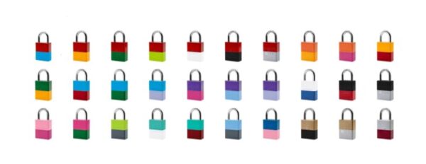 Available Colours for AMERICAN – A1105 ALUMINUM SAFETY PADLOCK