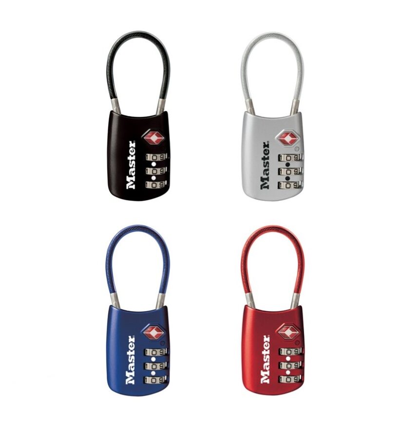 Shop Master Lock 4684T Set Your Own Combination TSA Approved Luggage Lock 1 3 8 In Wide Colors May Vary